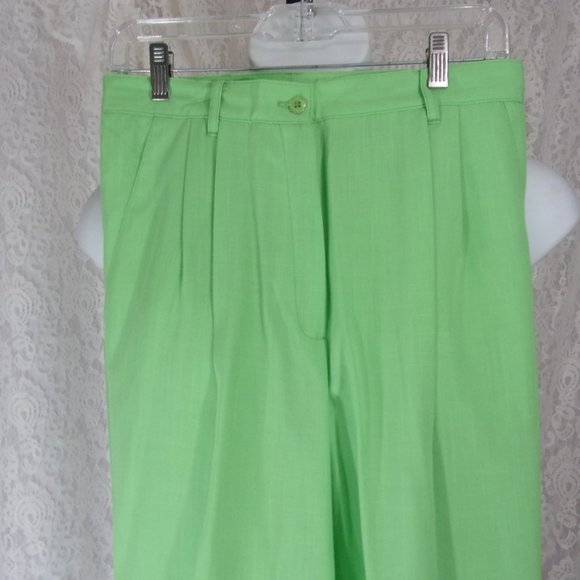 Sag Harbor Apple Green Pants Slacks Size 12  NWOT - Picture 4 of 5